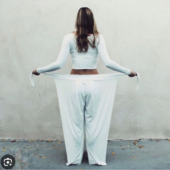 Tom foolery Los Angeles hand sewn drop seat jumpsuit  tie around pink xl - Picture 14 of 14